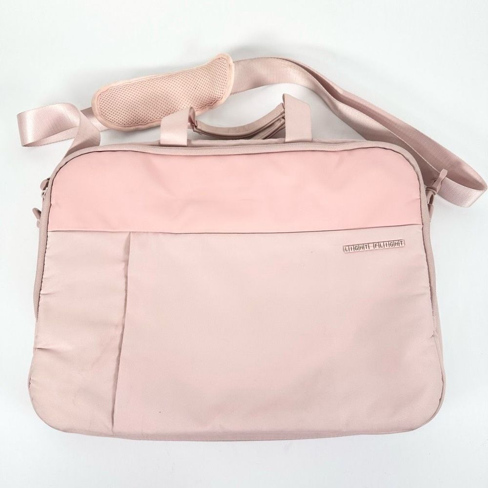 Light Flight Pink Laptop Travel‎ Bag Shoulder Bag Messenger
